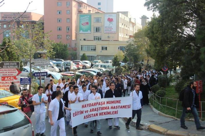 Haydarpaşa Numune Hastanesi'nde Asistan Hekimlerden Basın Açıklaması -  İstanbul Tabip Odası