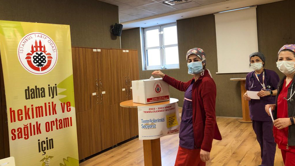 Ümraniye Eğitim ve Araştırma Hastanesi Temsilcilerini Seçti - İstanbul  Tabip Odası