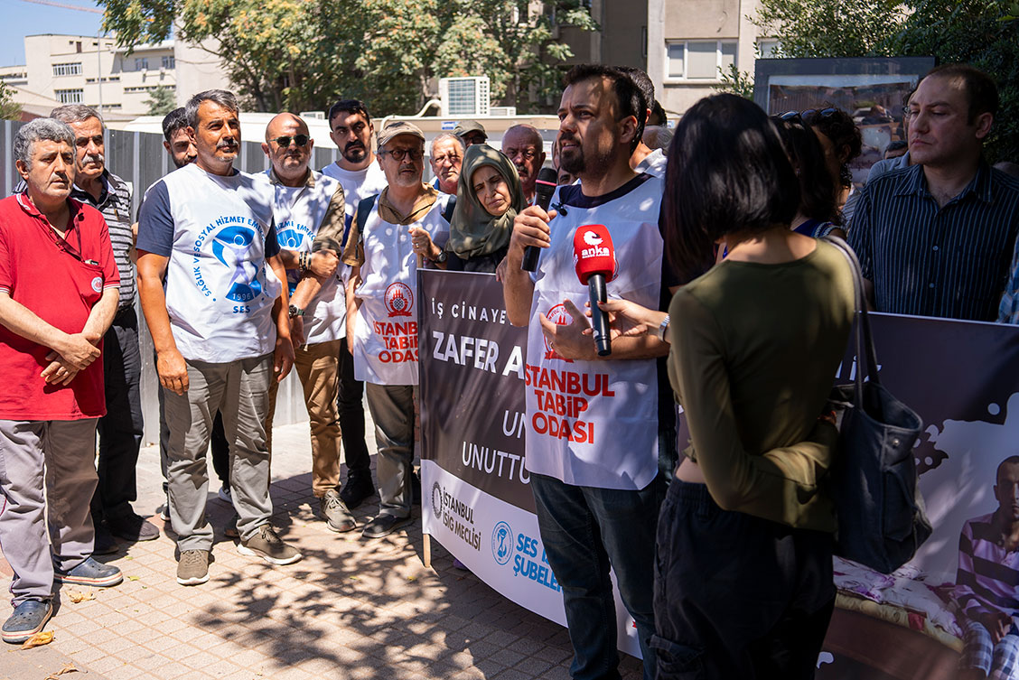 İş Cinayeti Sonucu Kaybettiğimiz Zafer Açıkgözoğlu'nu Unutmadık, Unutturmayacağız!