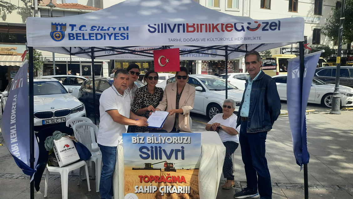 Silivri'de Tarım Arazilerinin İmara Açılmasına Karşı Başlatılan İmza Kampanyasına Destek Verdik