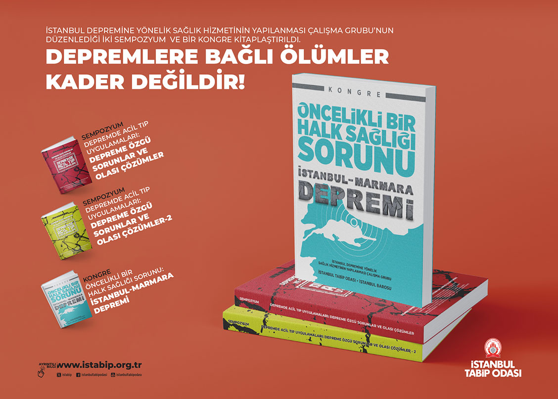 İstanbul Depremine Yönelik Sağlık Hizmetinin Yapılanması Çalışma Grubu’nun Sempozyum ve Kongresi Kitaplaştırıldı